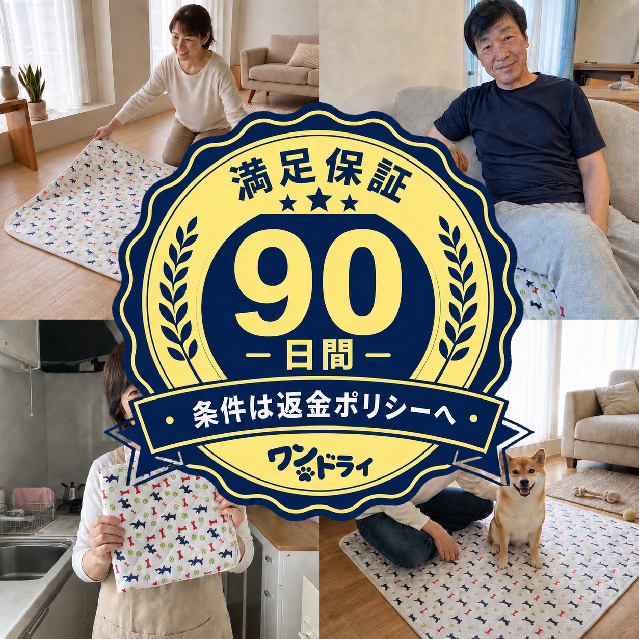 90日間満足保証 — 条件は返金ポリシーをご確認ください