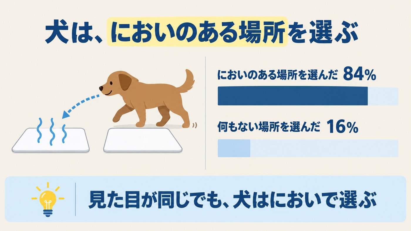 においの情報と排泄場所