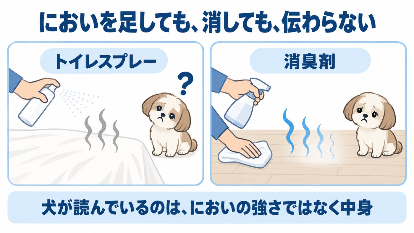 においを足しても、消しても、伝わらない