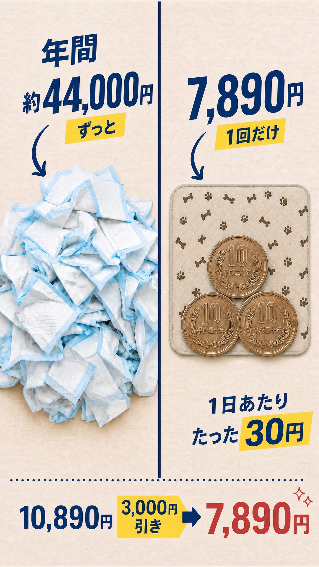 動物病院の診療費とワクアの費用比較